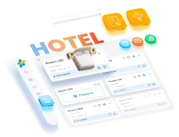 New P‑Series update: integrated hotel management and missed-call reports