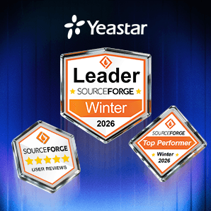 Yeastar receives the SourceForge Winter 2026 Leader Award