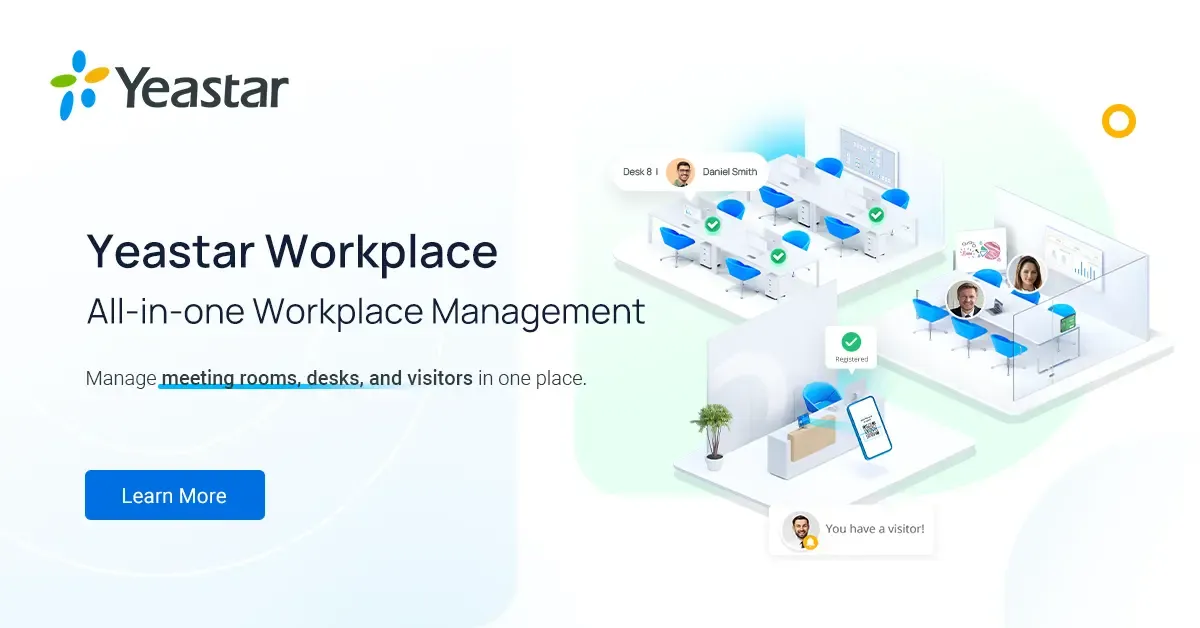 إدارة المساحات مع Yeastar Workplace