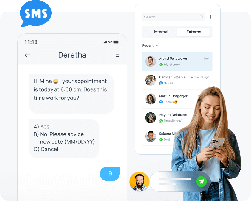 WhatsApp and Facebook Integration