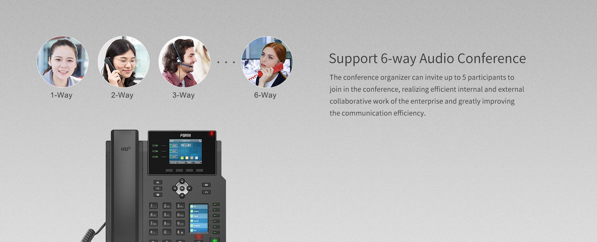 X4U Enterprise IP Phone — official product illustration 4