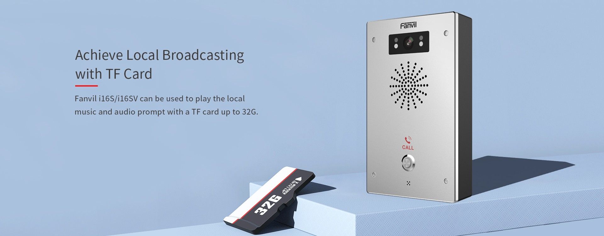 i16S/i16SV SIP Audio/Video Intercom — official product illustration 4