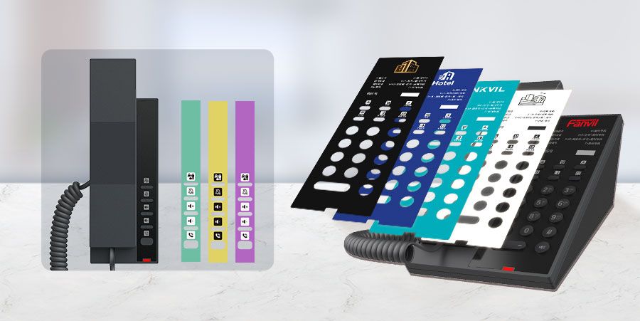 Fanvil lance la série H601/H602 : des téléphones IP compacts et personnalisables pour hôtels, avec des modèles filaires et Wi-Fi pour une communication fluide avec les clients — illustration officielle 5
