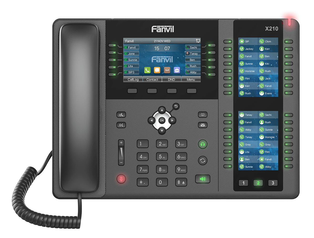 X210 هاتف IP متطور للمؤسسات