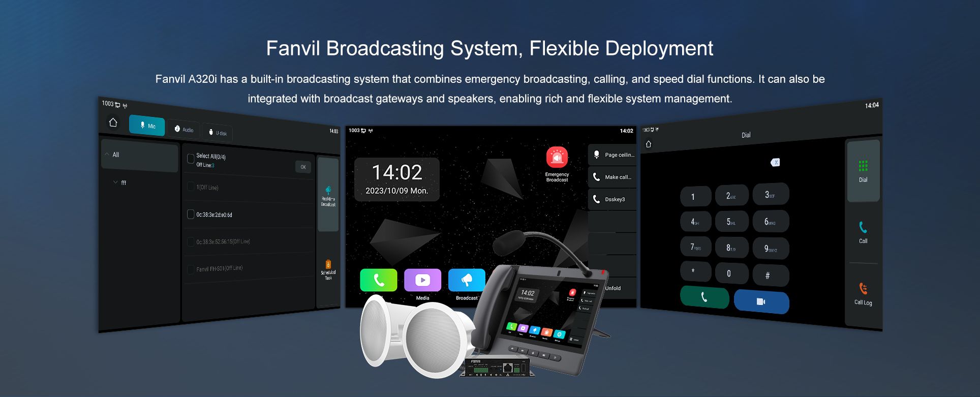 A320i Android Touch Screen Console IP Phone — official product illustration 6