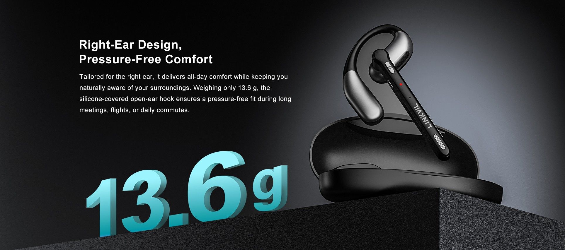 Casque DH401B OWS Bluetooth — illustration officielle du produit 5