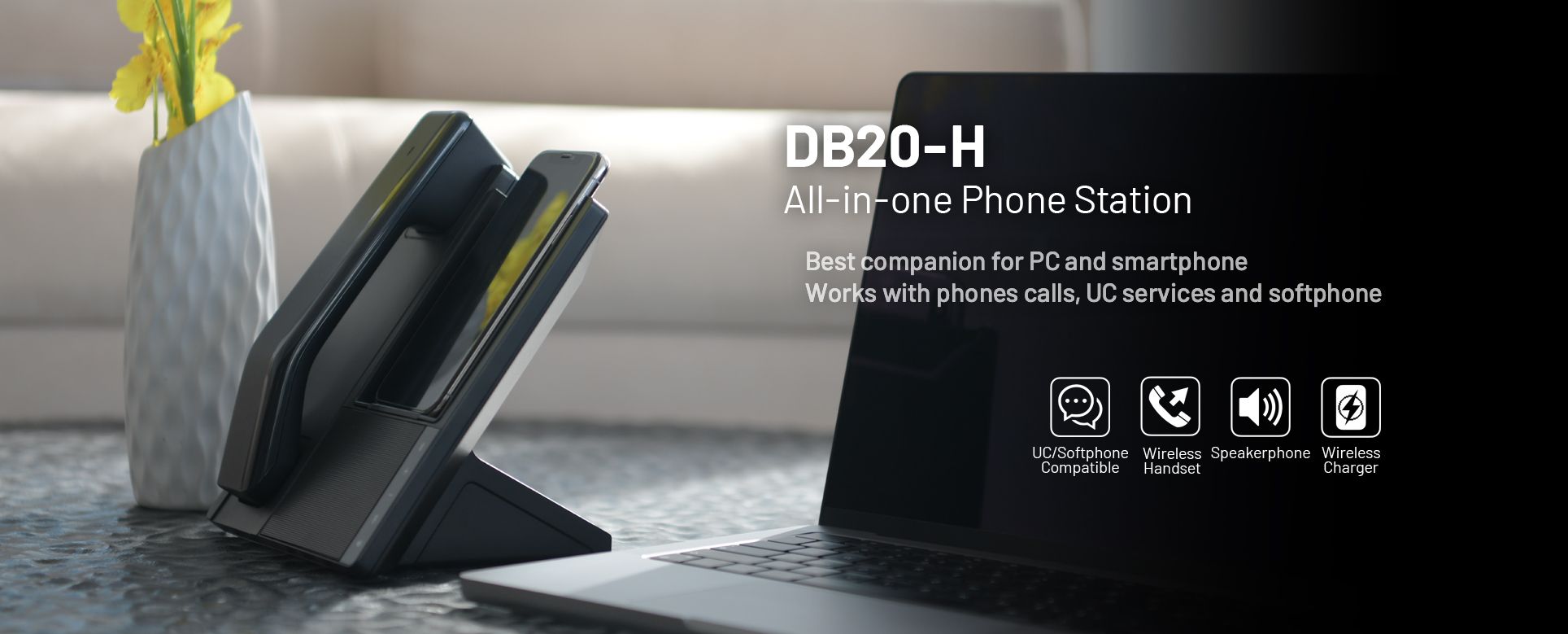 DB20-H All-in-one Phone Station — official product illustration 2