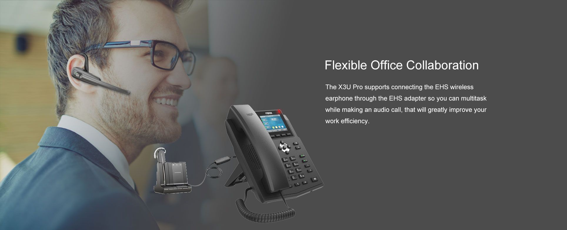 Téléphone IP d’entrée de gamme X3U Pro — illustration officielle du produit 5