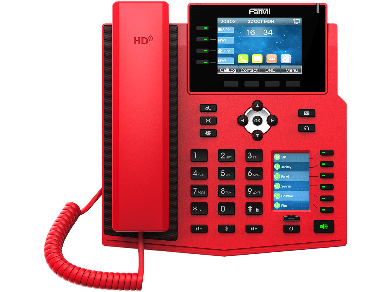X5U-R هاتف أحمر خاص IP