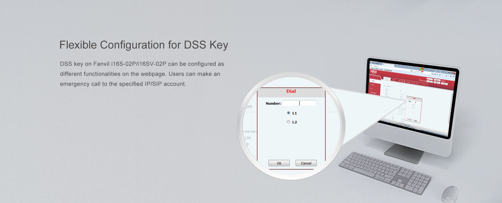 i16S-02P/i16SV-02P SIP Interphone audio/vidéo — illustration officielle du produit 3