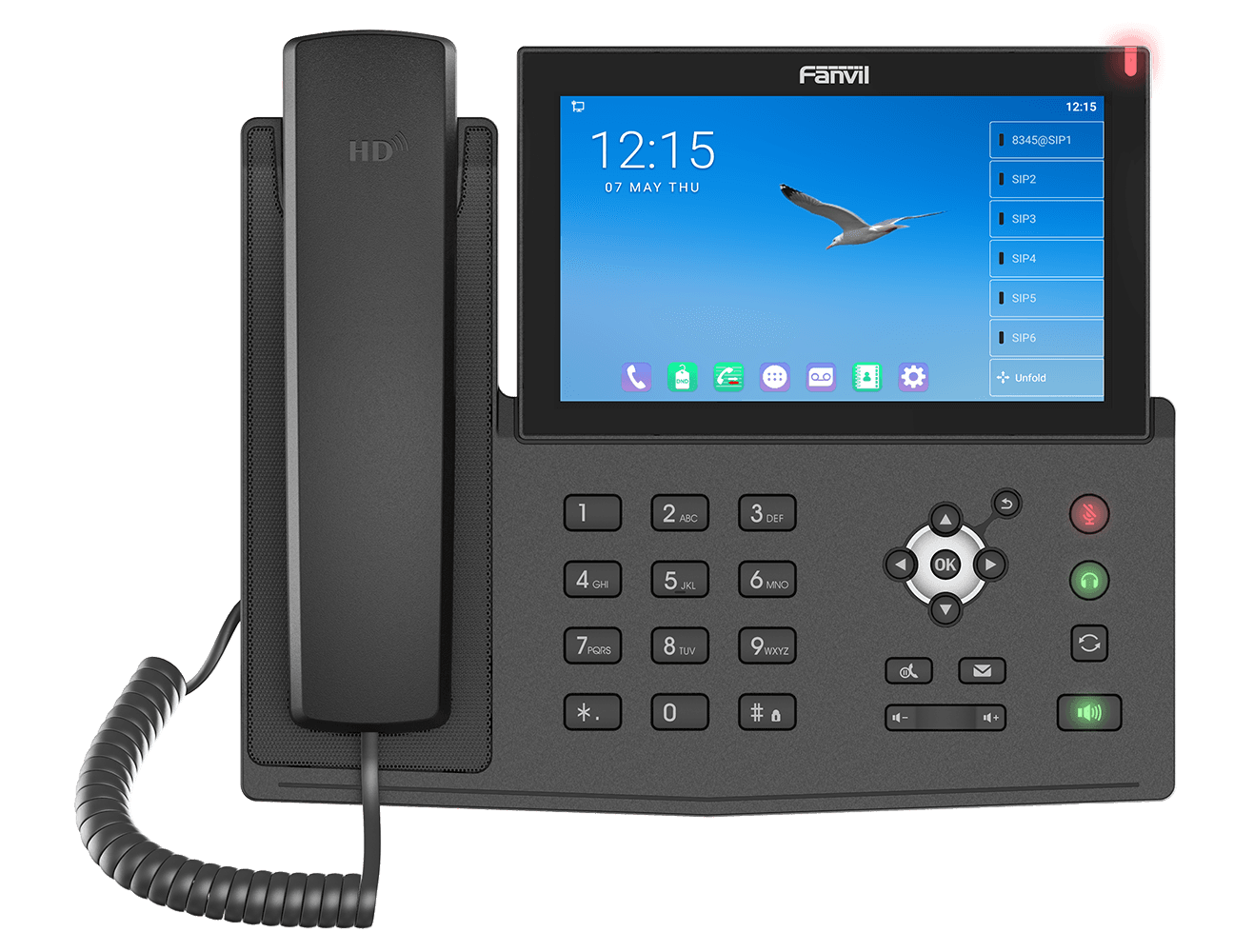 X7A Android شاشة لمس IP هاتف