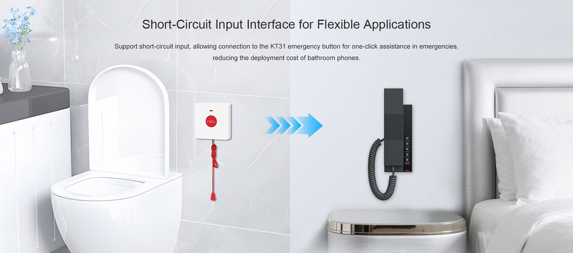 H601W Wi-Fi IP هاتف — رسم توضيحي رسمي للمنتج 5