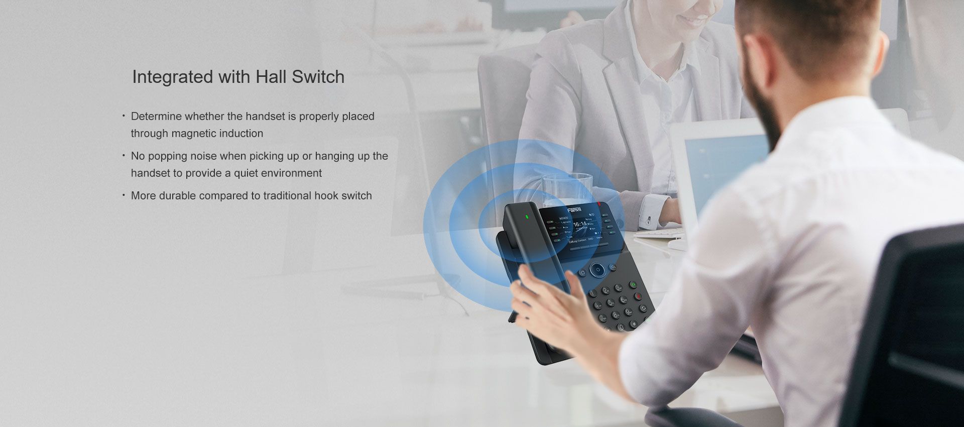 V62 Pro Téléphone professionnel haut de gamme — illustration officielle du produit 3