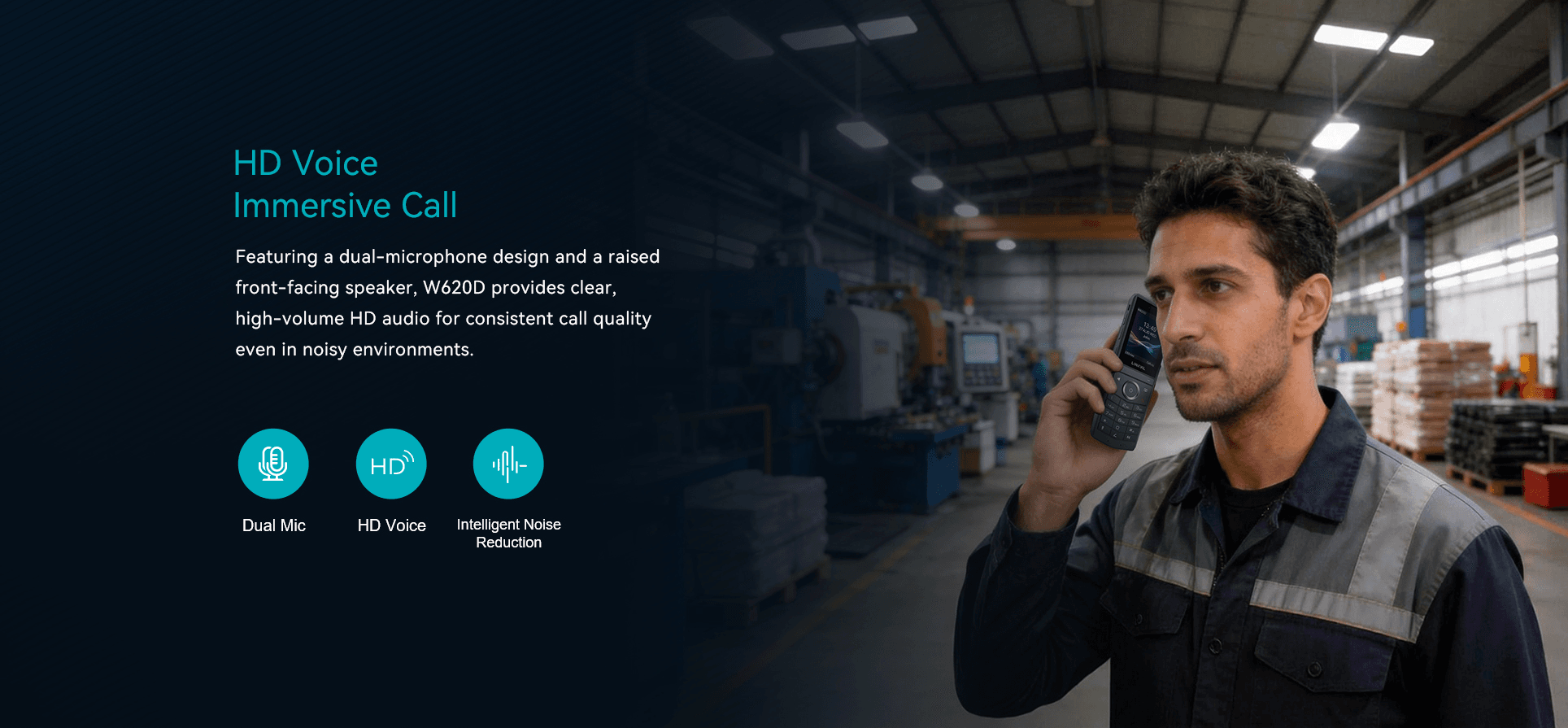 W620P DECT Phone System — official product illustration 6