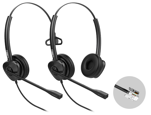 HT301/HT302 RJ9 Headset