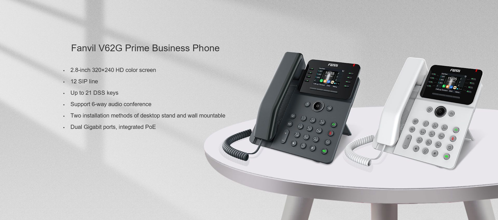 V62G Téléphone professionnel haut de gamme — illustration officielle du produit 6
