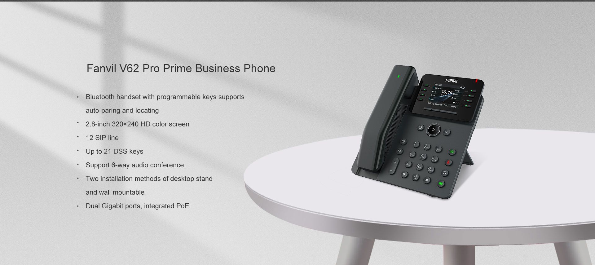 V62 Pro Téléphone professionnel haut de gamme — illustration officielle du produit 7