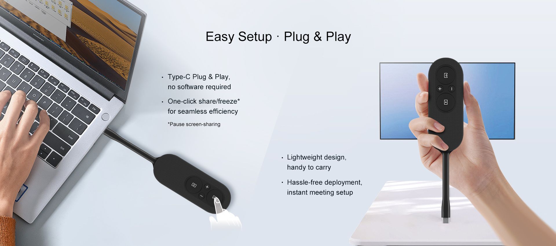 CP20 4K Wireless Screen-sharing Pod — official product illustration 3