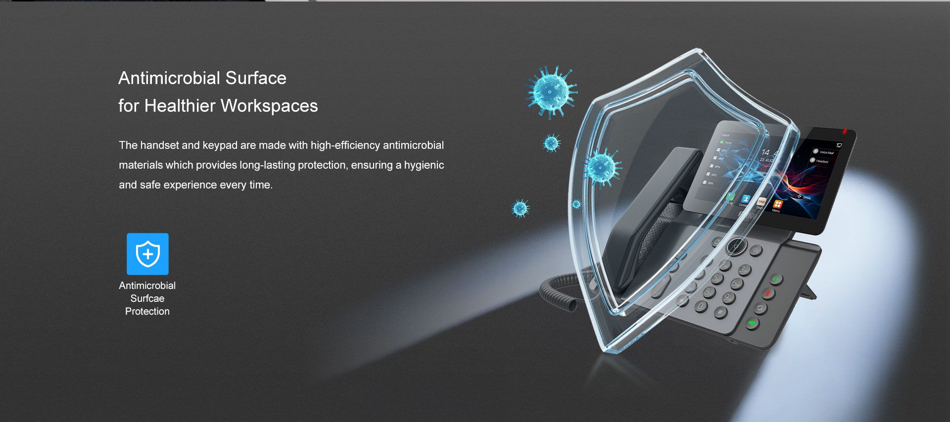 Téléphone professionnel haut de gamme V66 — illustration officielle du produit 2