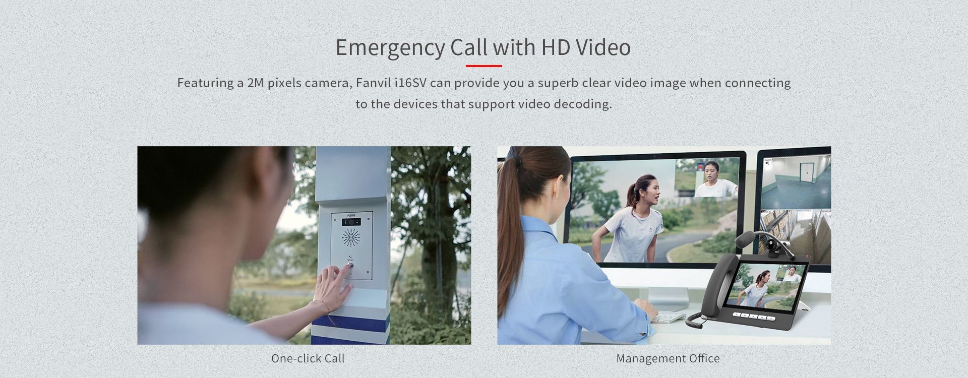i16S/i16SV SIP Audio/Video Intercom — official product illustration 2