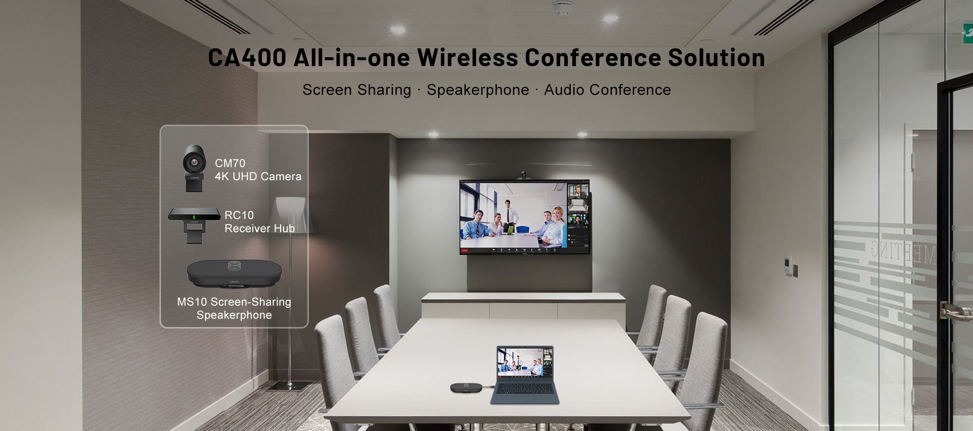 CA400 All-in-one Wireless Conference Solution — official product illustration 2