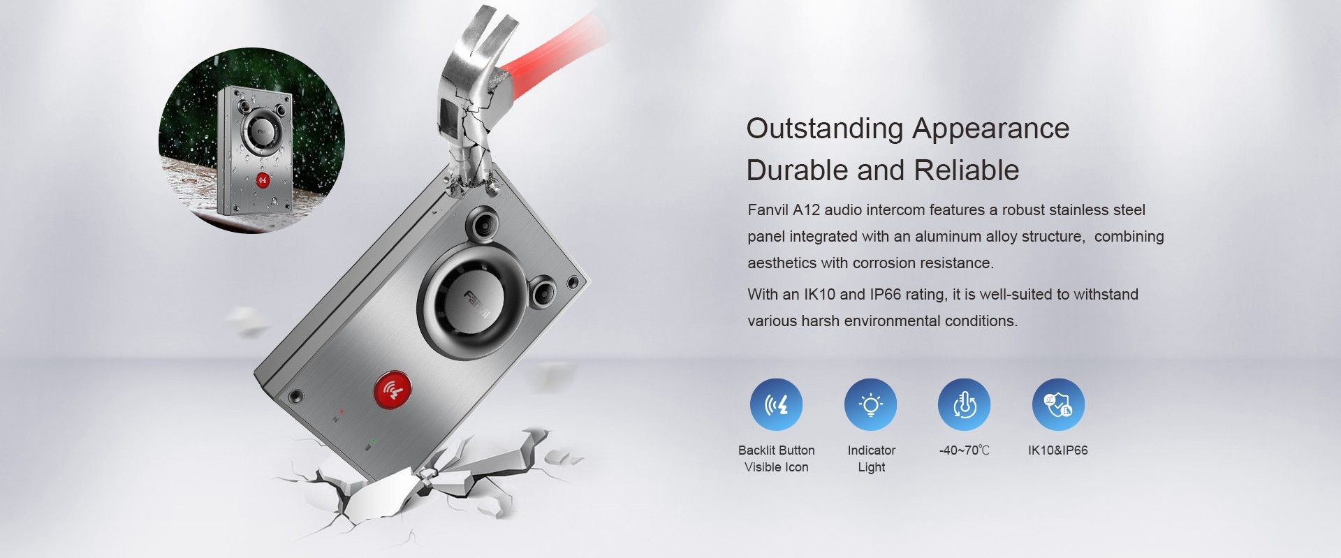 A12 Audio Intercom — official product illustration 1
