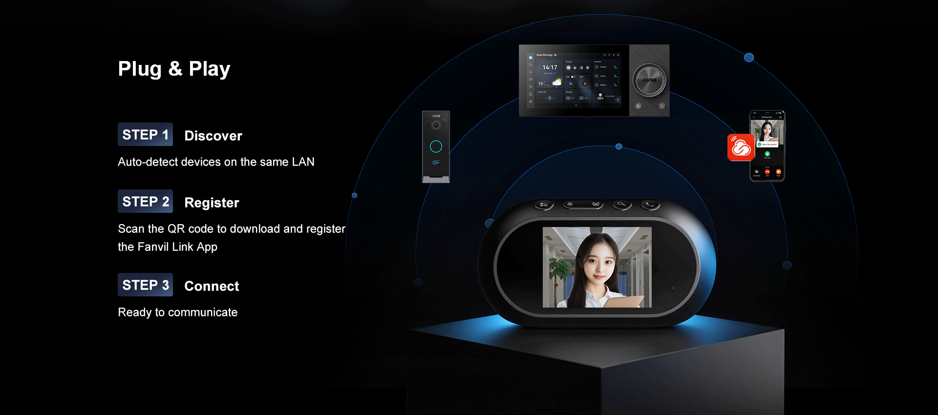 i503W SIP Indoor Station — official product illustration 3