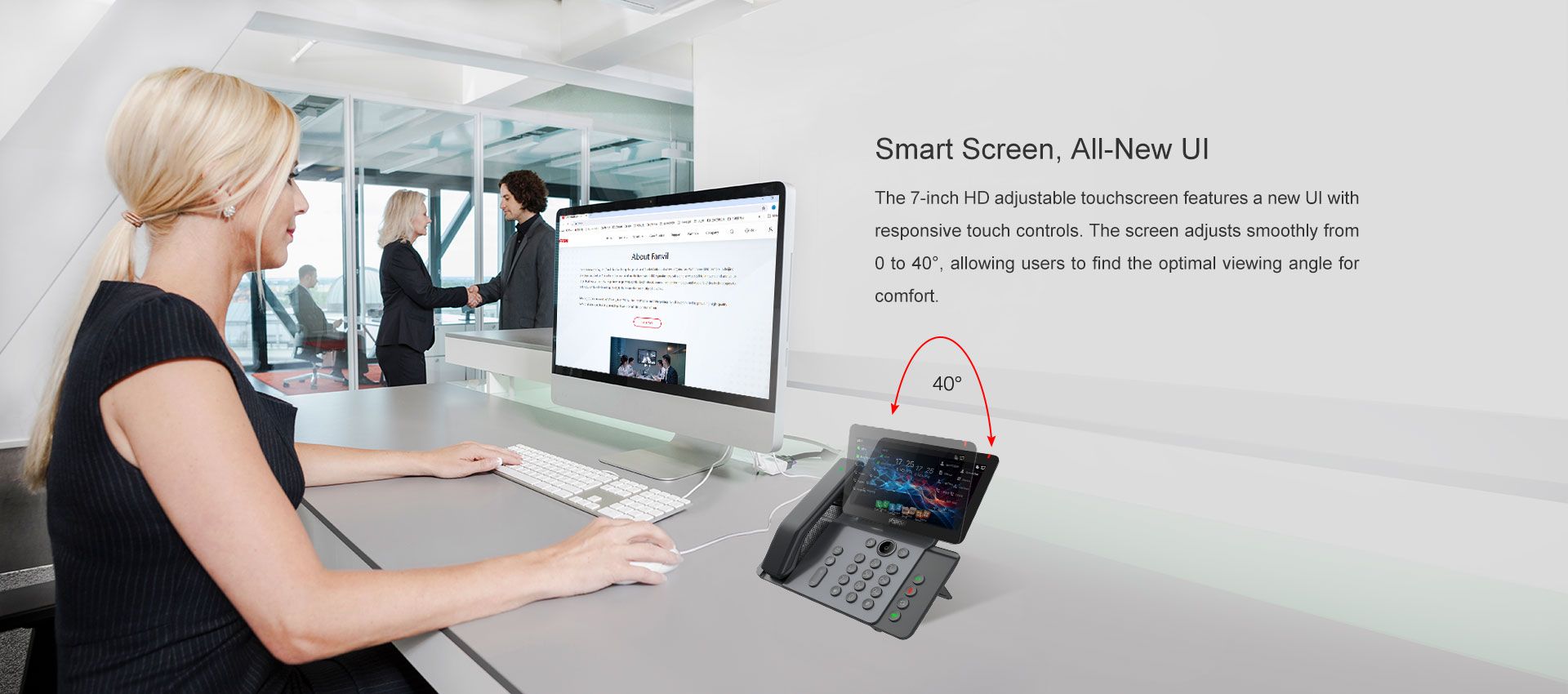 V66 Pro Téléphone professionnel haut de gamme — illustration officielle du produit 2