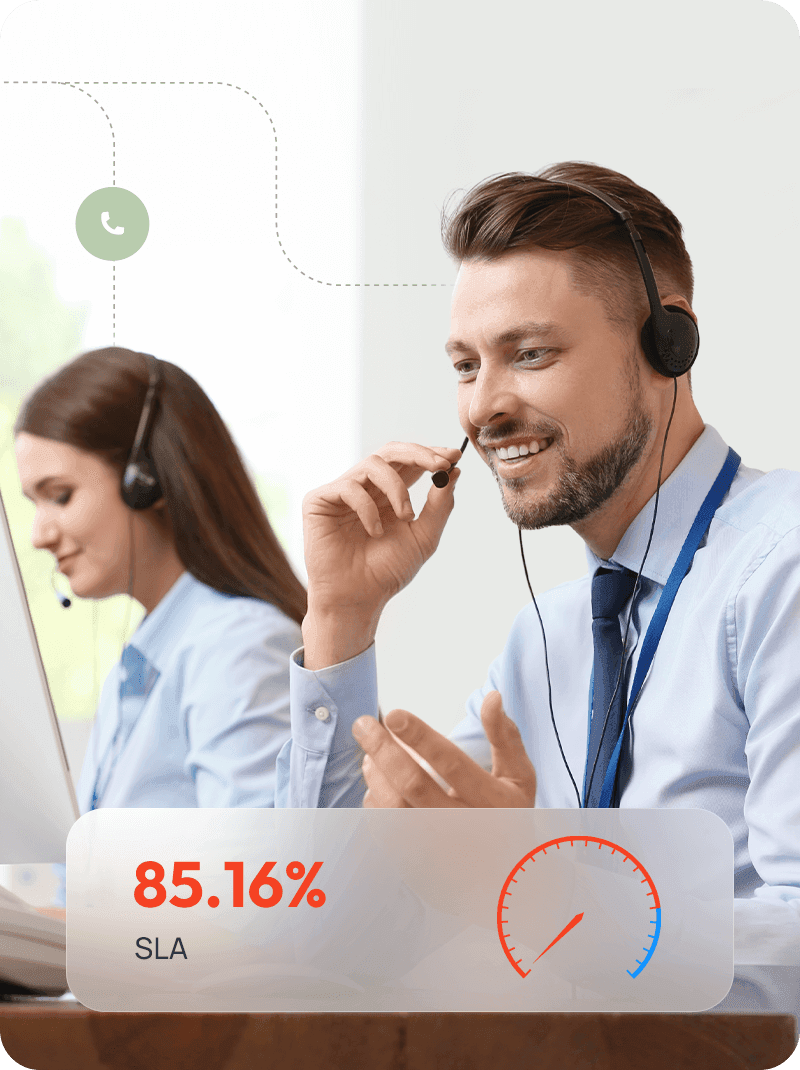 استبيان رضا ما بعد المكالمة