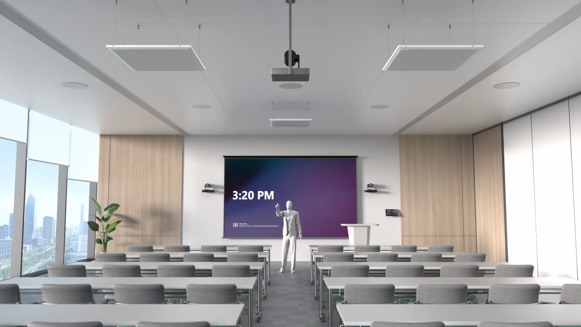 Town Hall and Large-Scale Presentation