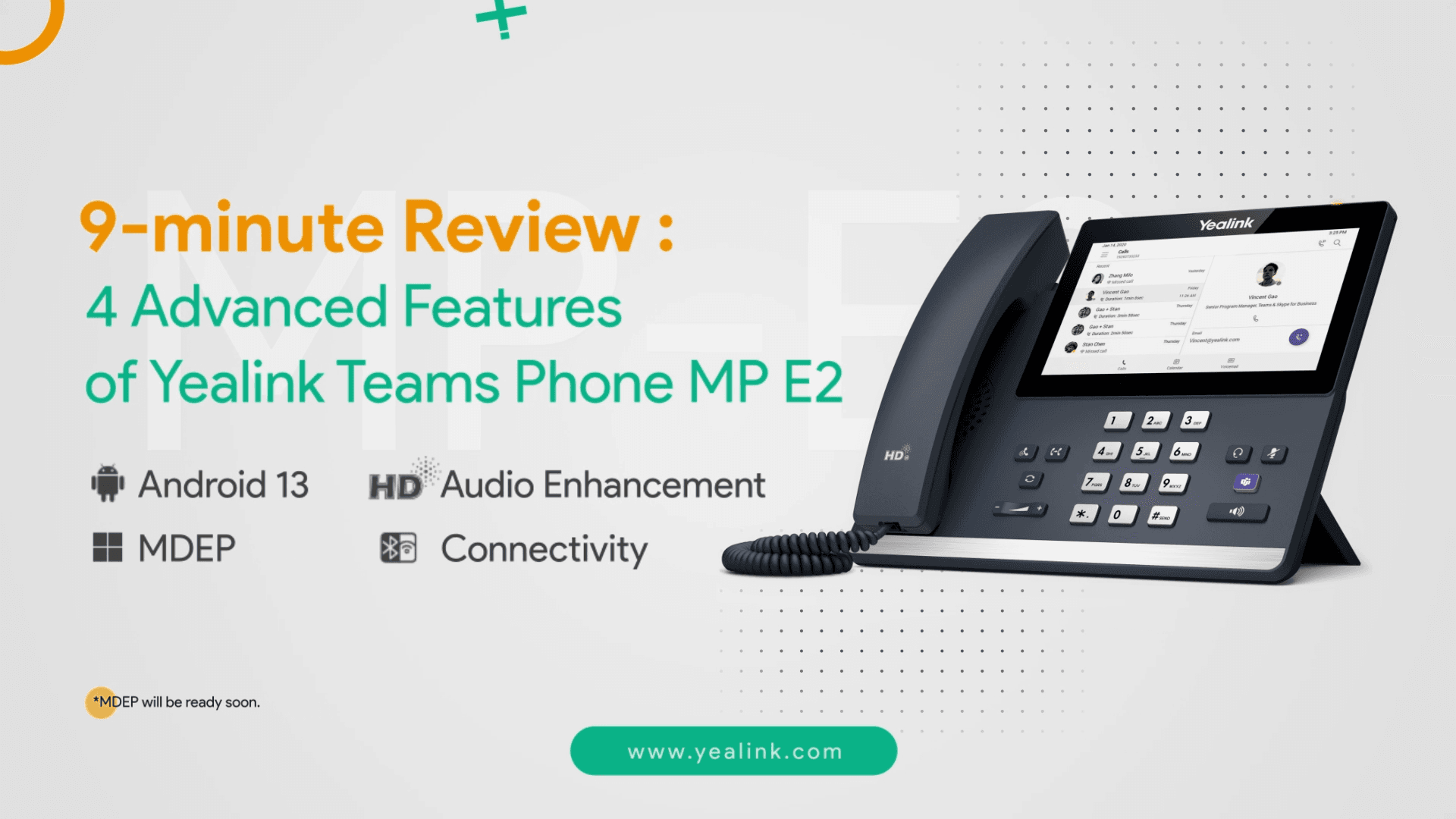 microsoft teams phone mpe2 yealink teams phone mp series android 13 teams phone