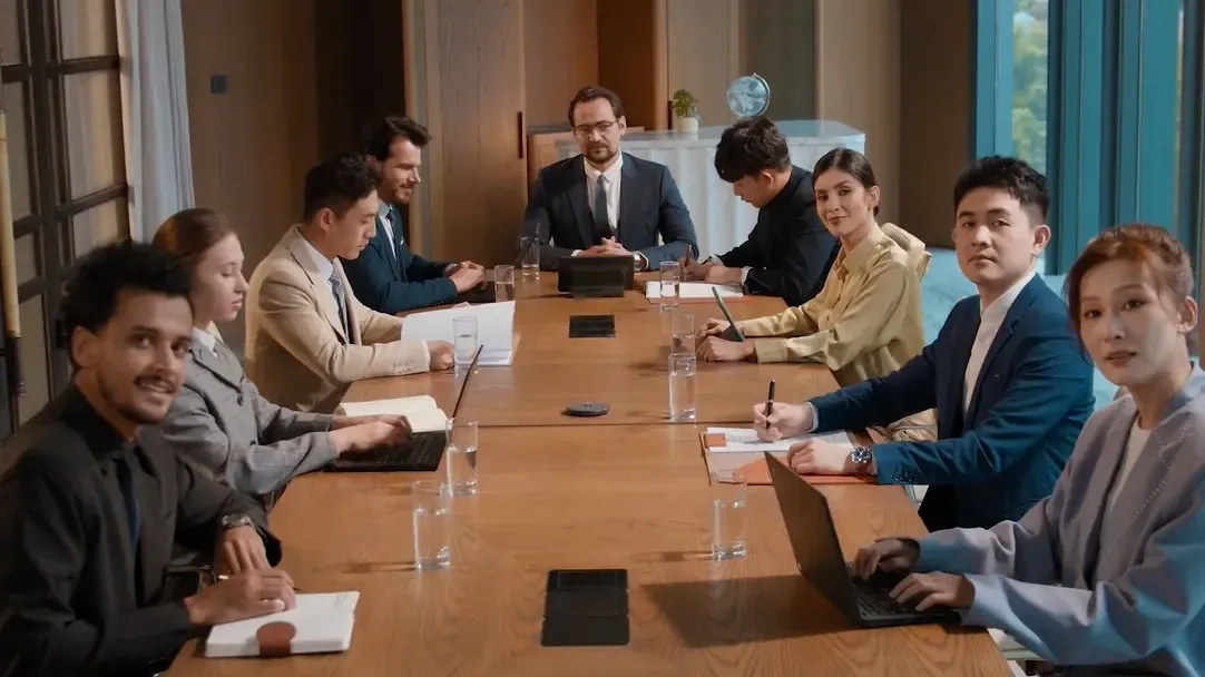 Cross-Office Meeting in a Large Meeting Room