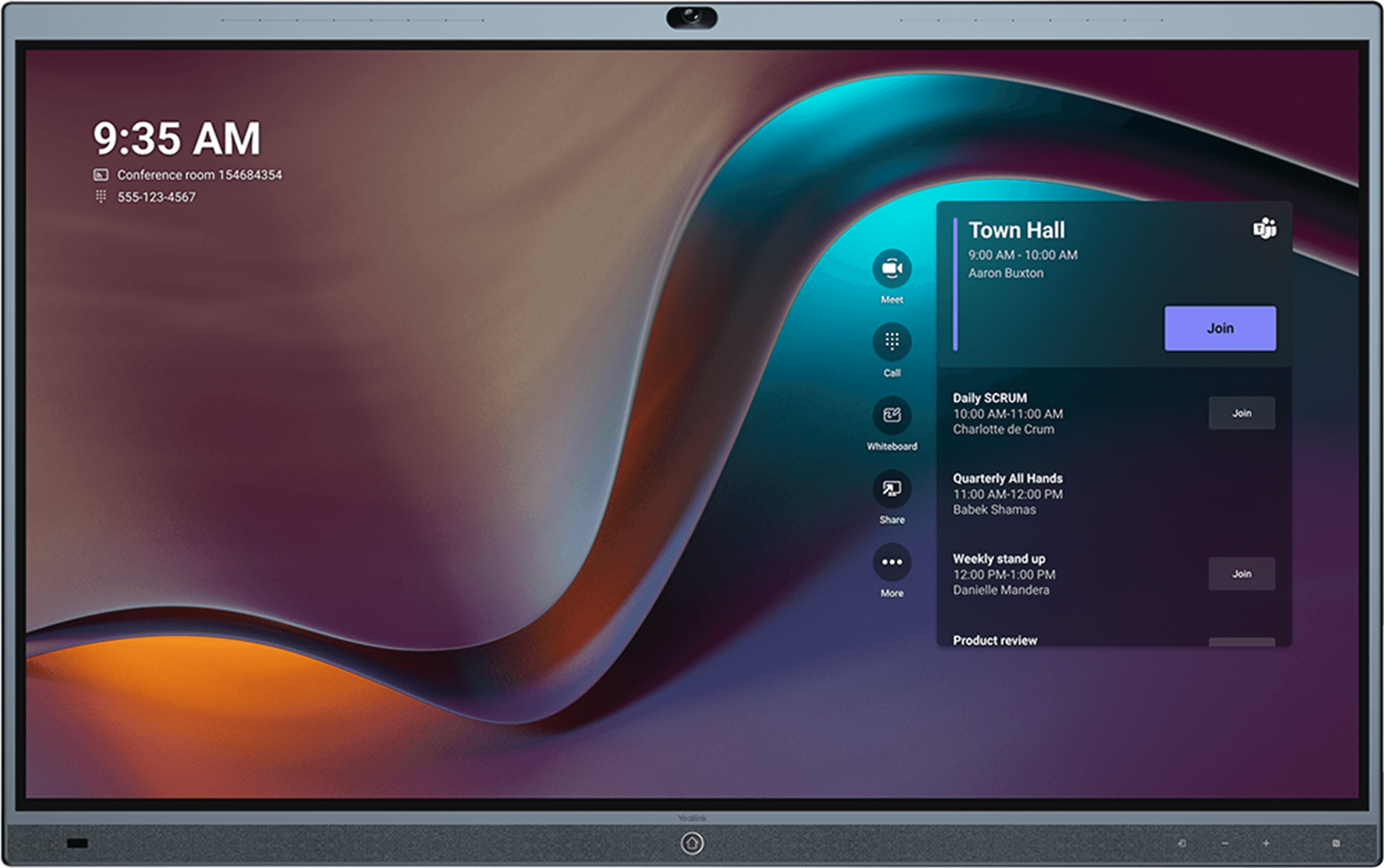 MeetingBoard Microsoft Teams Rooms on Android/Windows