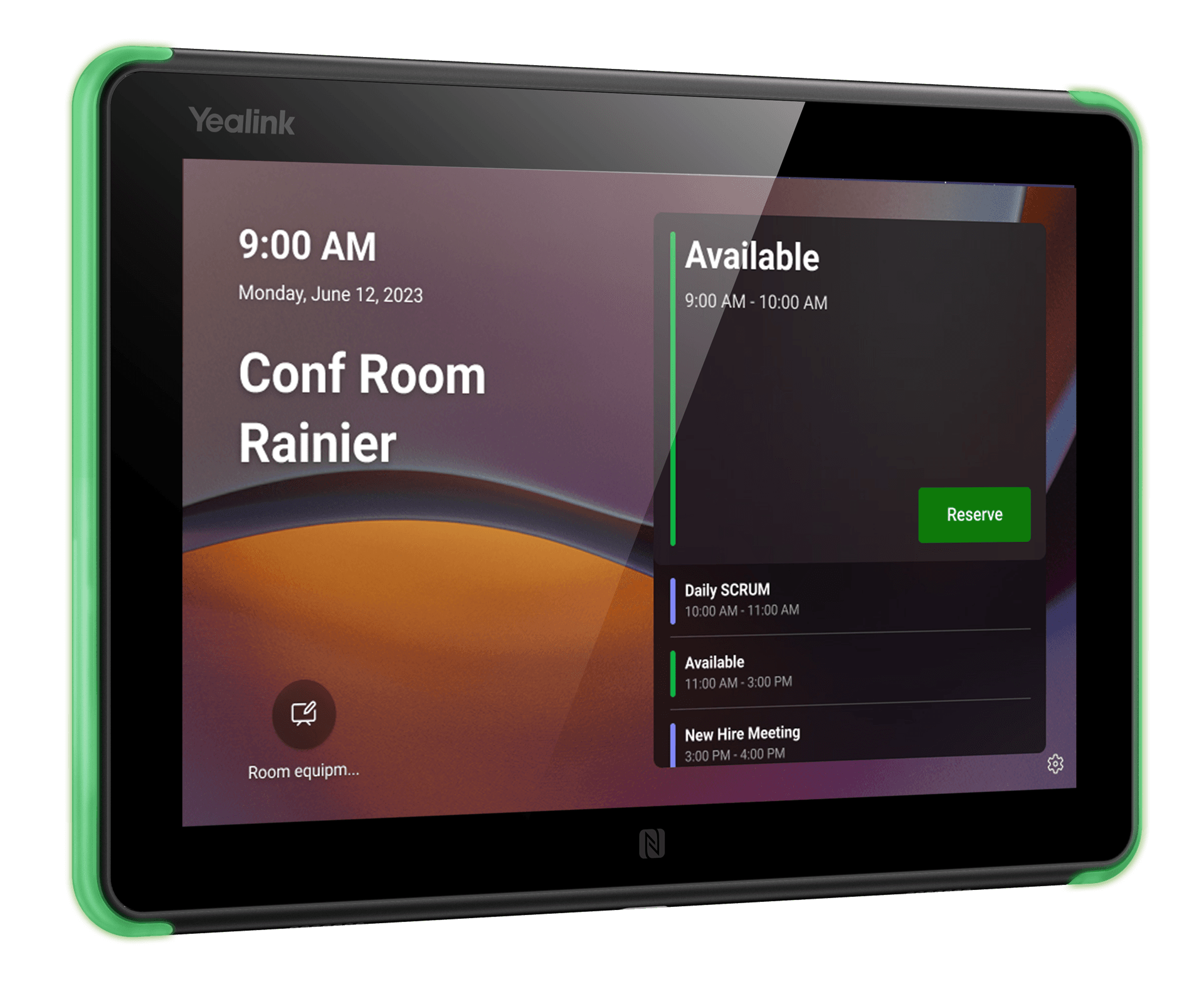 RoomPanel Microsoft Teams Panels