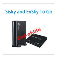 End of service for SiSky and ExSky To Go